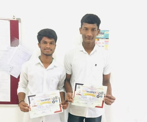 Our students got the Runner-up (2nd) prize in State Level Poster presentation event