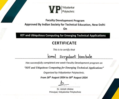 IOT and Ubiquitous Computing for Emerging Technical Applications